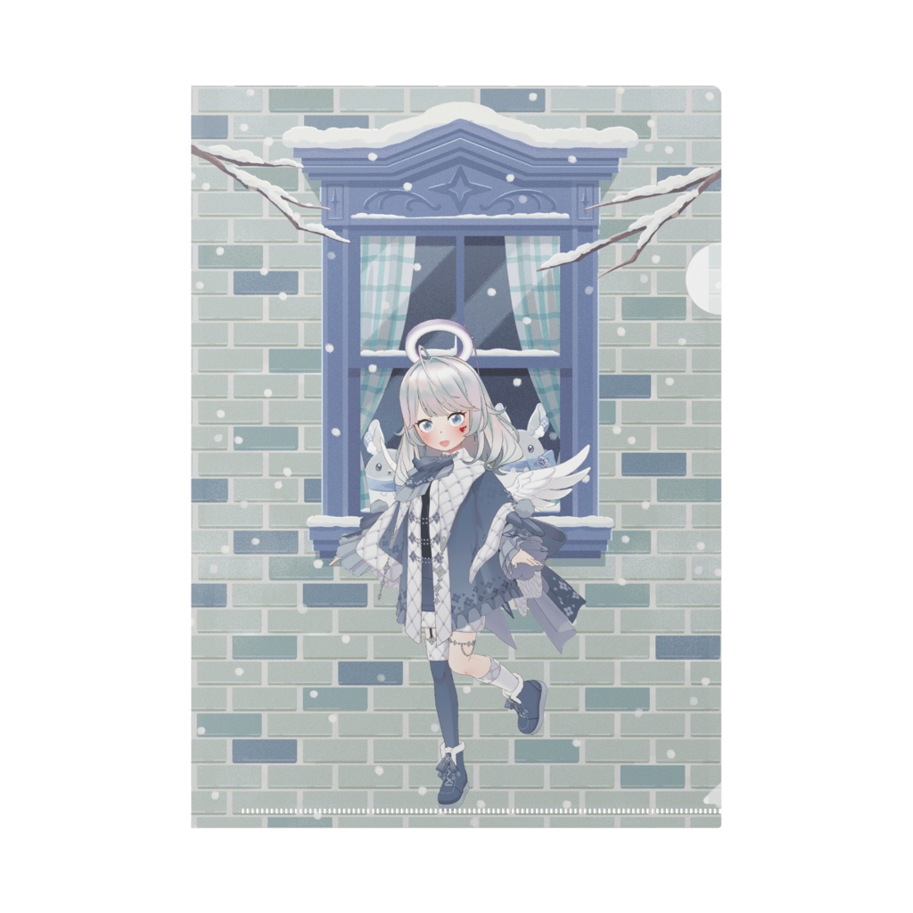 【かないゆゆ】12月冬コーデ-クリアファイル-G0147