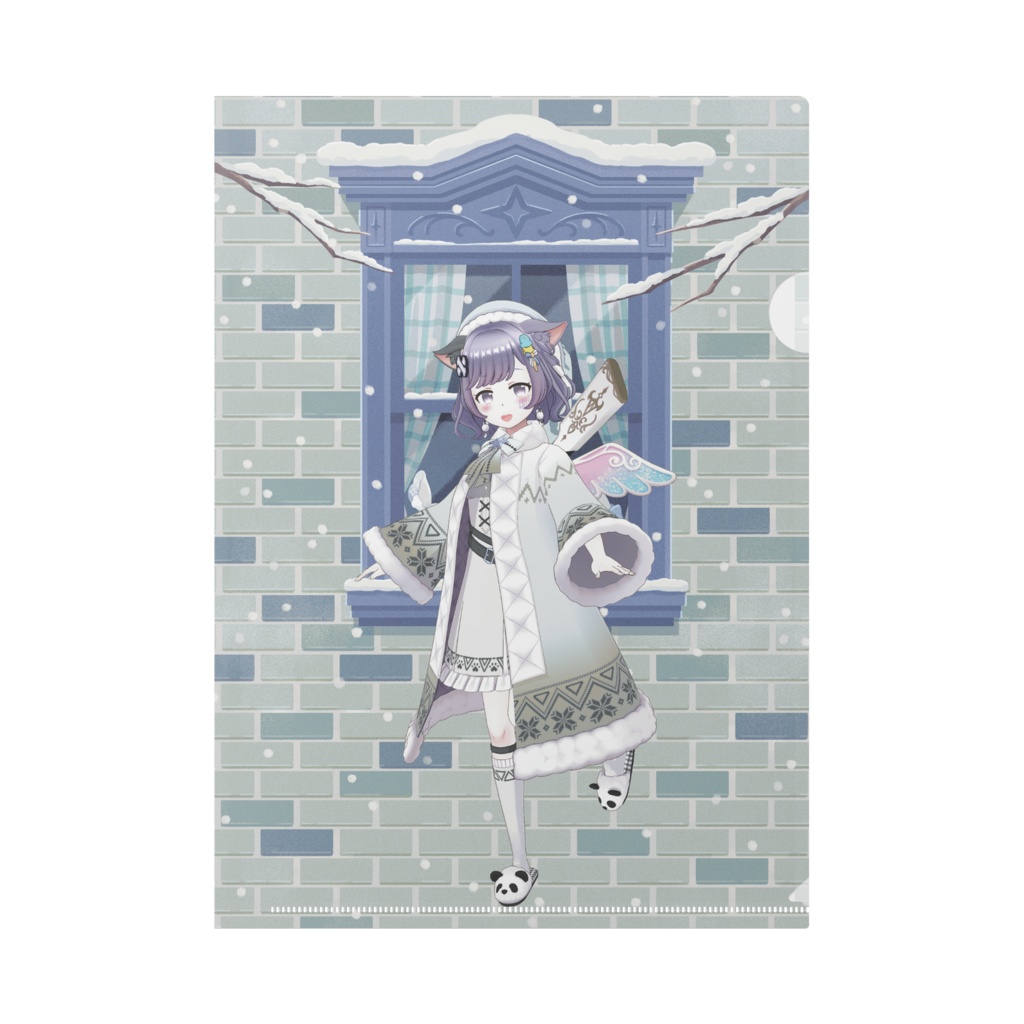 【かなむ】12月冬コーデ-クリアファイル-G0149