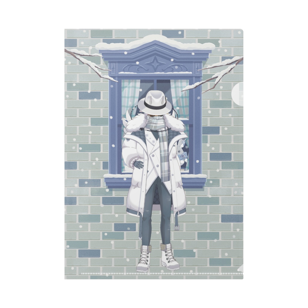 【くみちよ】12月冬コーデ-クリアファイル-G0174