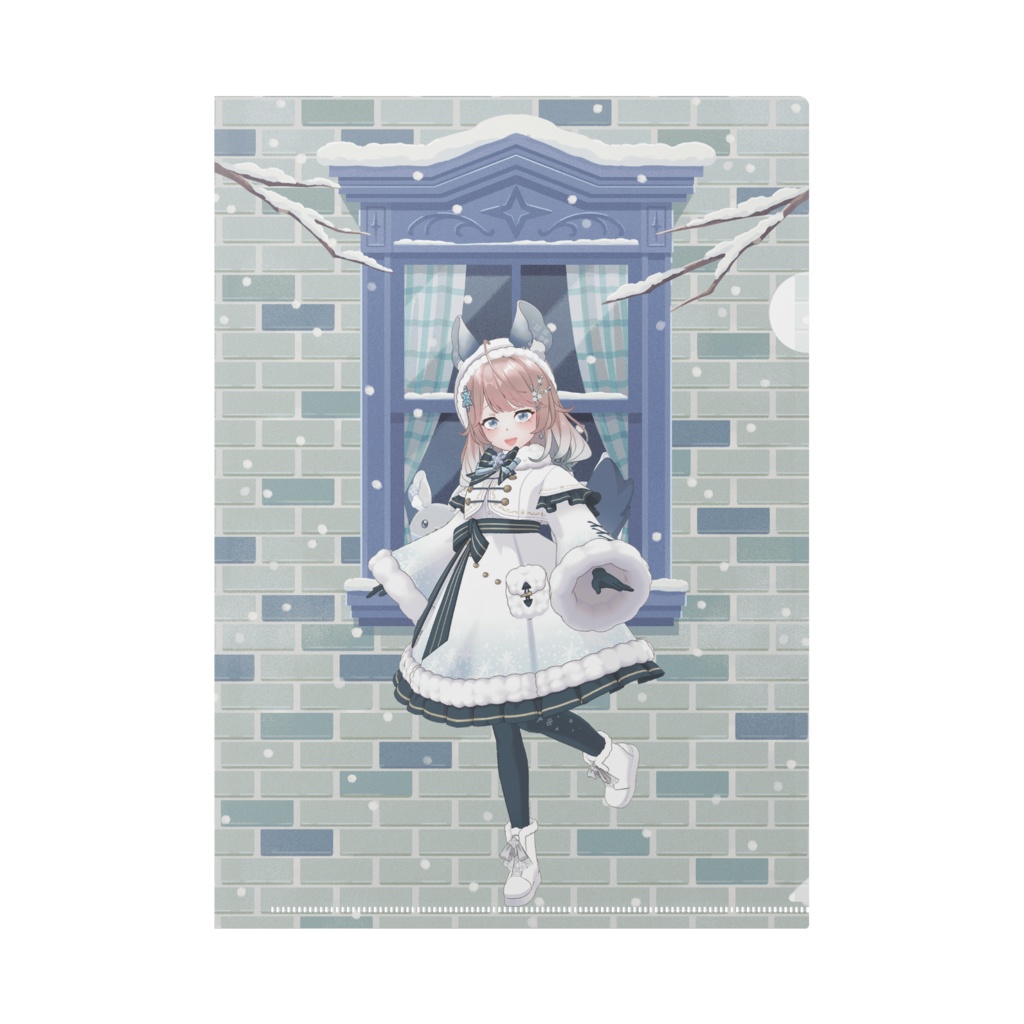 【ずっとなも】12月冬コーデ-クリアファイル-G0248
