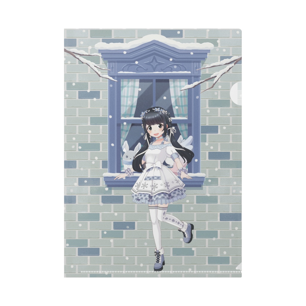 【そばゆ】12月冬コーデ-クリアファイル-G0254