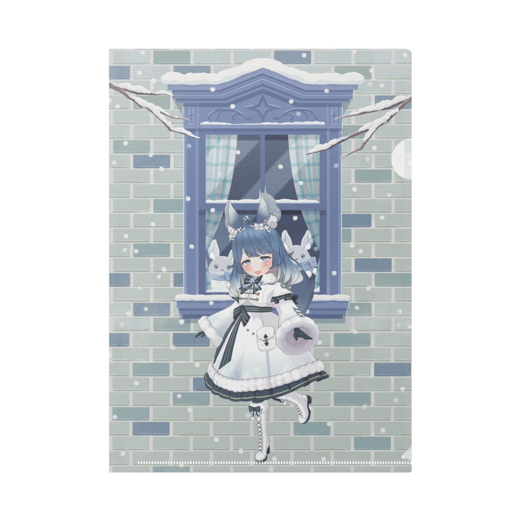 【たかぽー】12月冬コーデ-クリアファイル-G0260