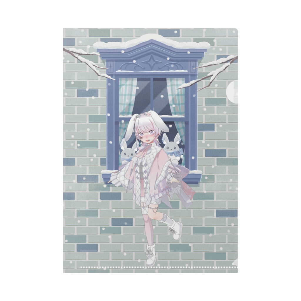【ちょこらび。】12月冬コーデ-クリアファイル-G0282