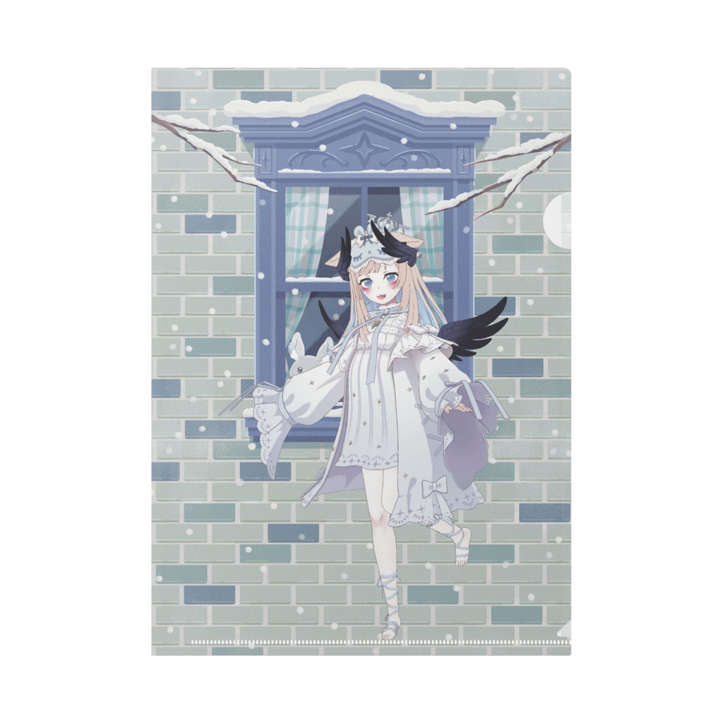 【ぢろ】12月冬コーデ-クリアファイル-G0285