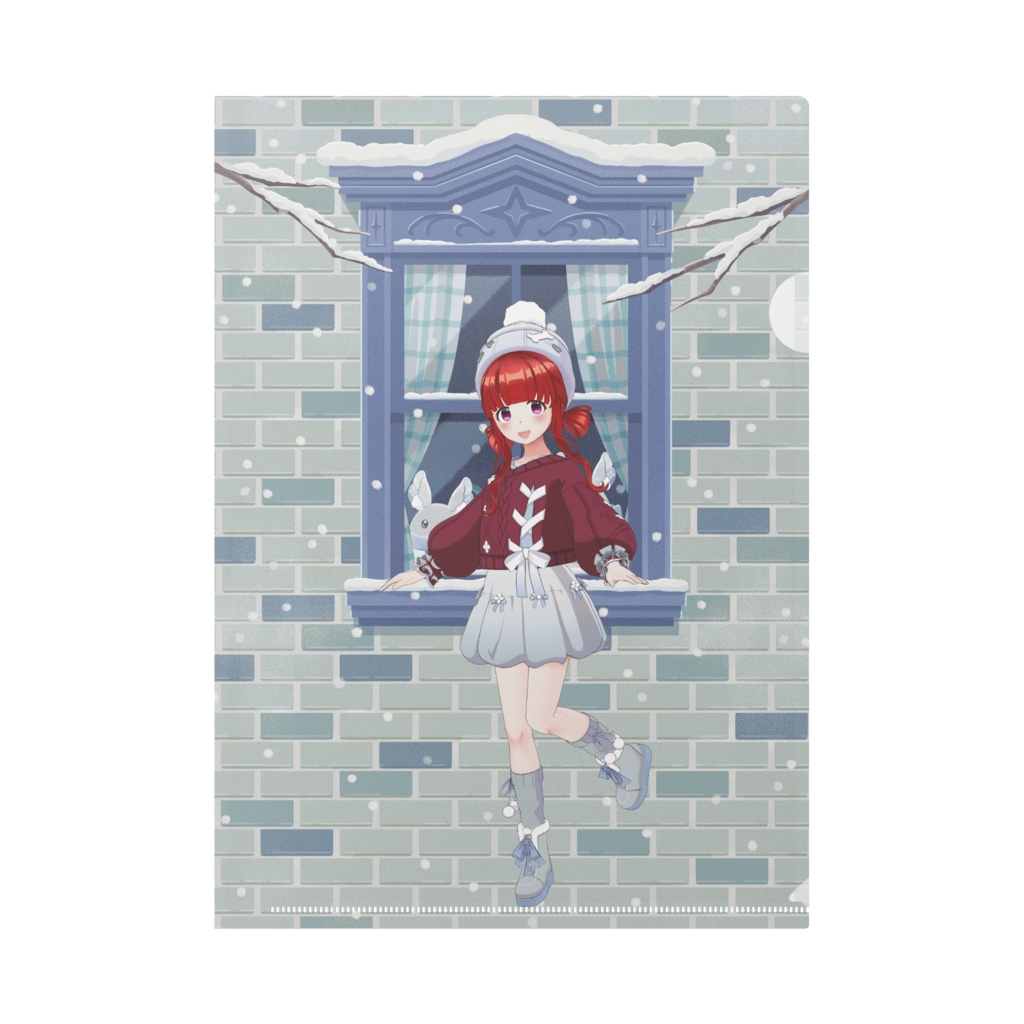 【なんなん】12月冬コーデ-クリアファイル-G0330
