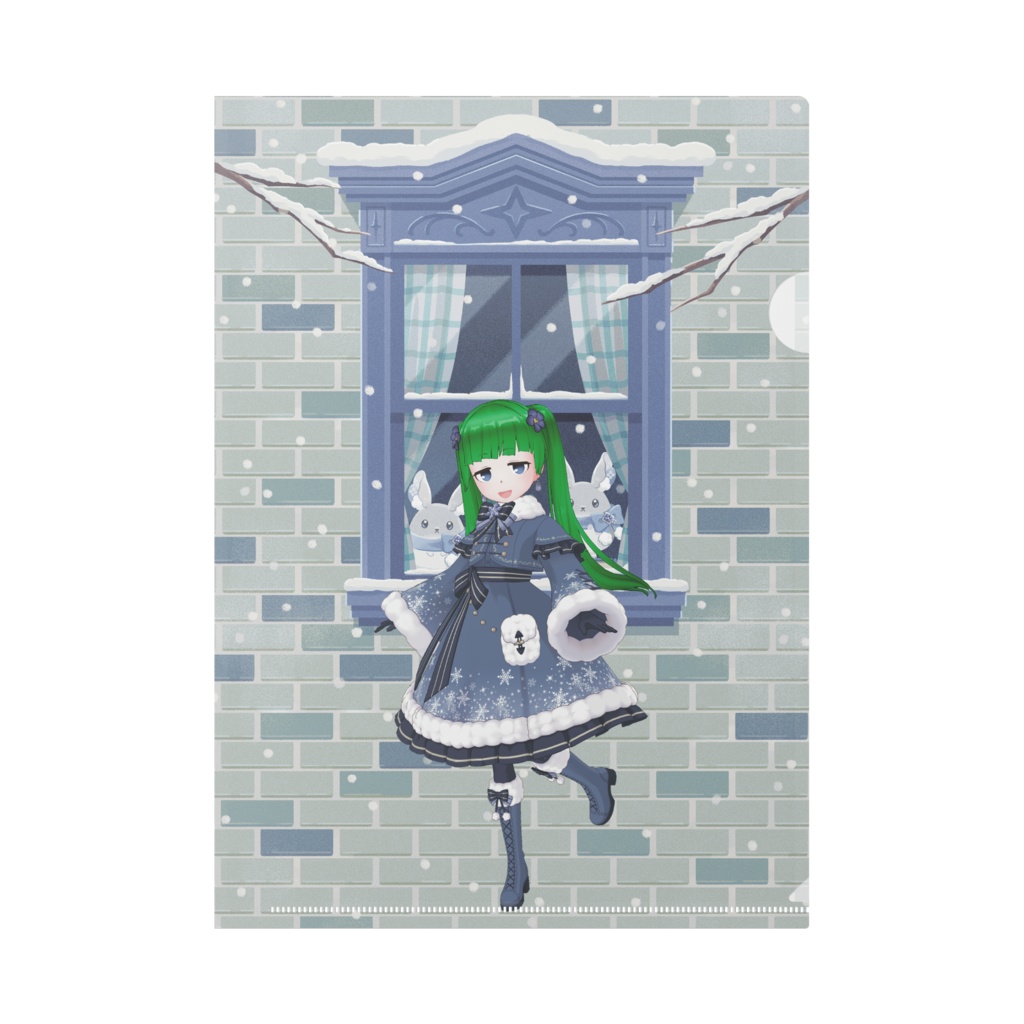 【ゆちたろ】12月冬コーデ-クリアファイル-G0509