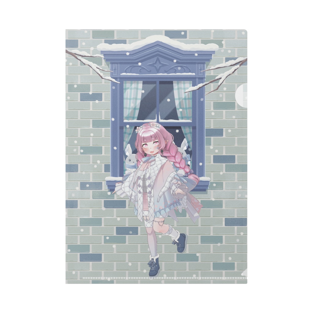 【ゆみすけ】12月冬コーデ-クリアファイル-G0511