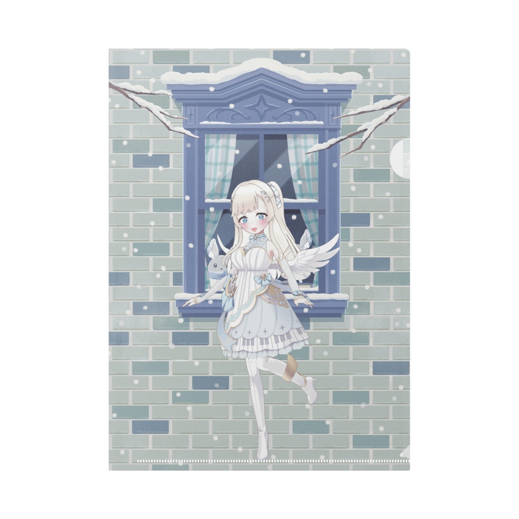 【りた】12月冬コーデ-クリアファイル-G0542