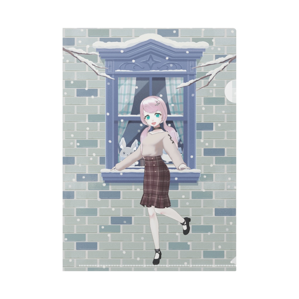 【エーデルワイス】12月冬コーデ-クリアファイル-G0120