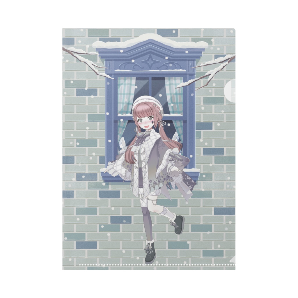 【ジェラ】12月冬コーデ-クリアファイル-G0214