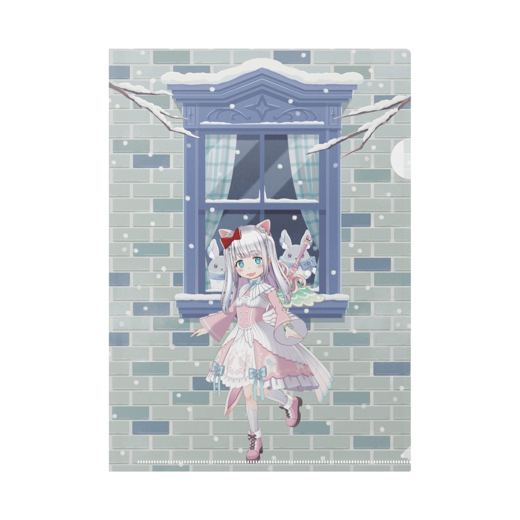 【スピネル】12月冬コーデ-クリアファイル-G0251