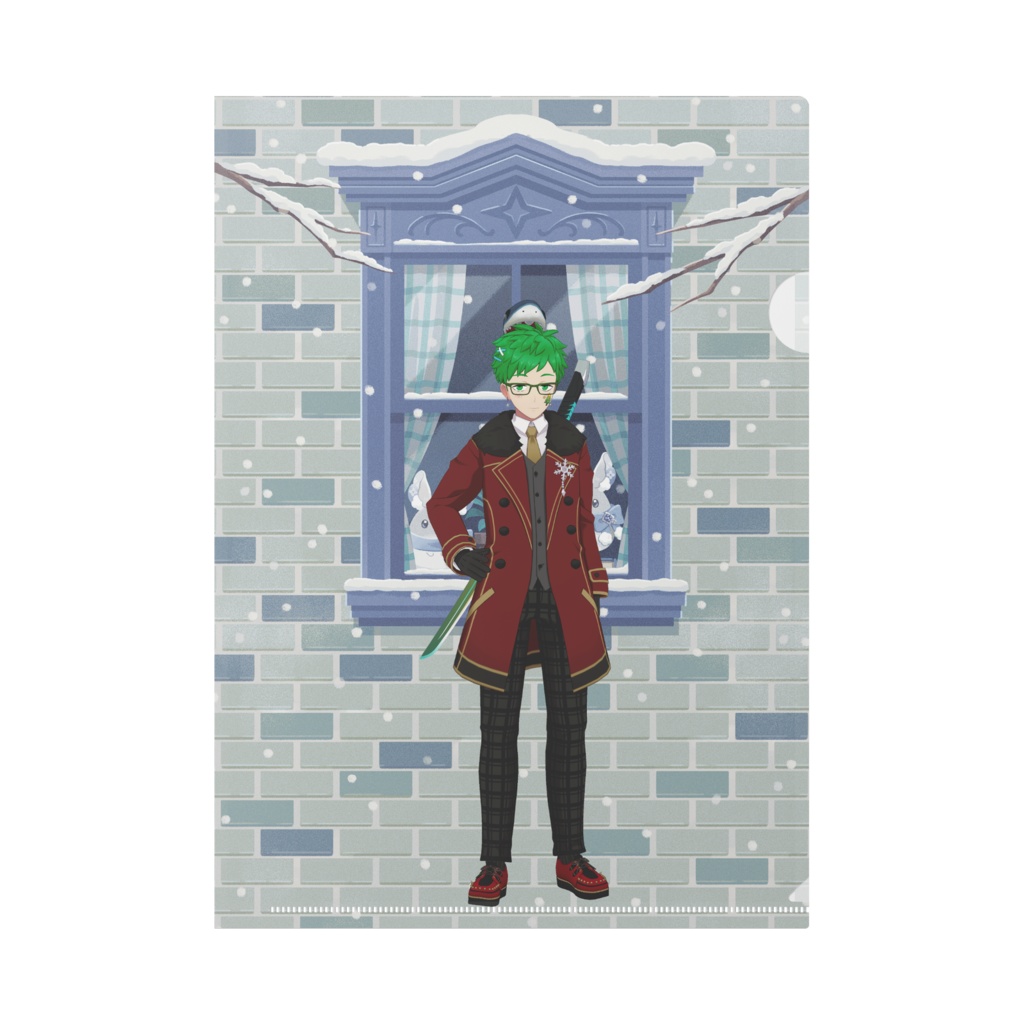 【トーキ】12月冬コーデ-クリアファイル-G0293