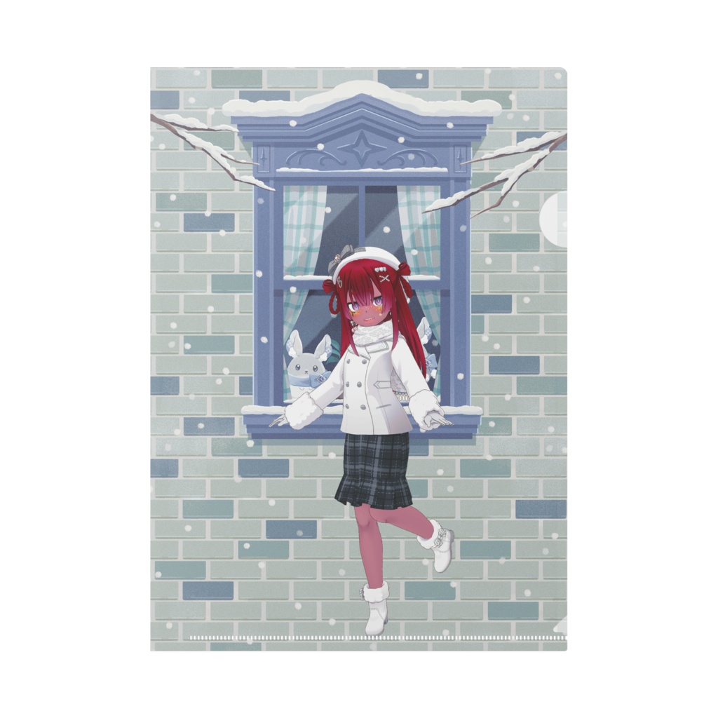 【ドロドロドロシー】12月冬コーデ-クリアファイル-G0305