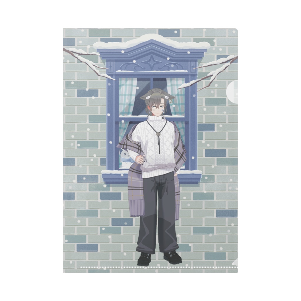 【フシミ】12月冬コーデ-クリアファイル-G0396