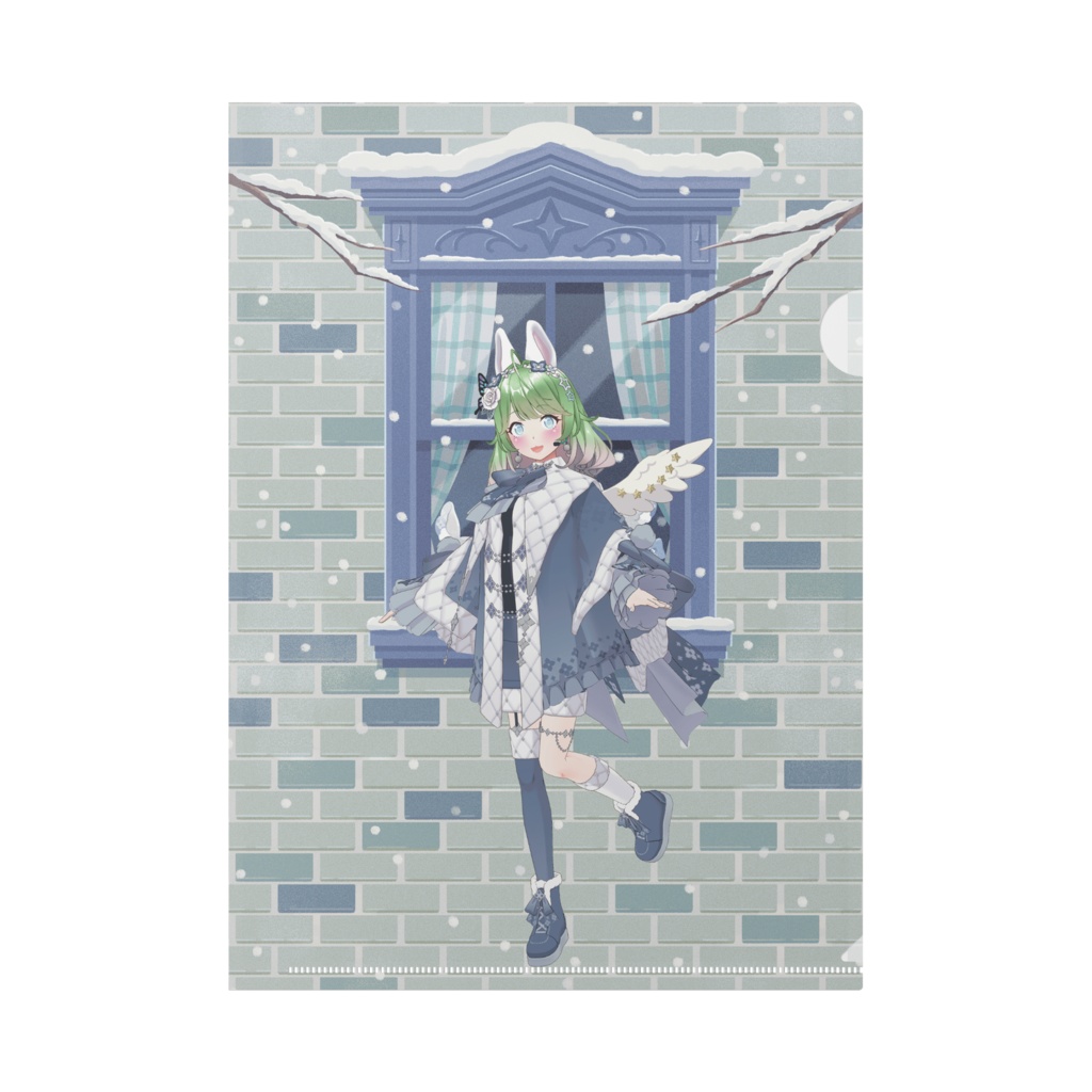 【ラウレア】12月冬コーデ-クリアファイル-G0525