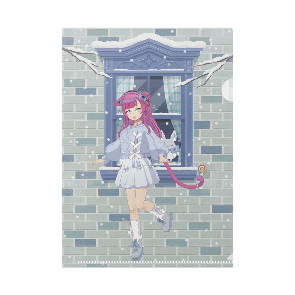 【ワリン】12月冬コーデ-クリアファイル-G0564
