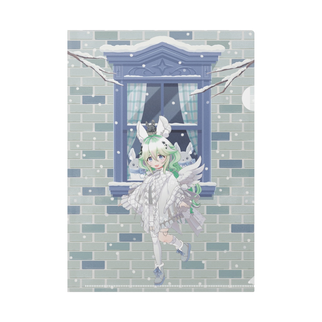【七海　海月】12月冬コーデ-クリアファイル-G0767