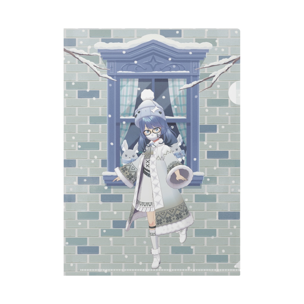 【何に効くのか葛根湯】12月冬コーデ-クリアファイル-G0600