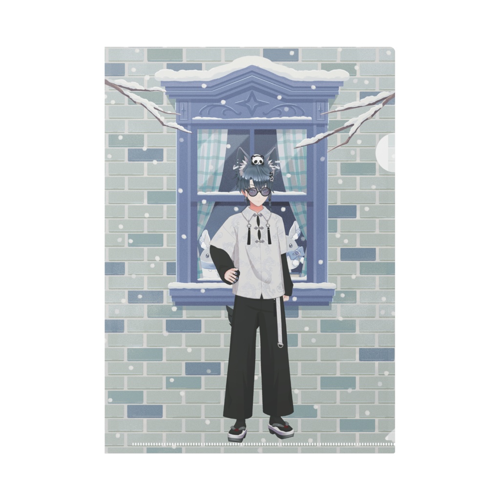 【侑】12月冬コーデ-クリアファイル-G1091