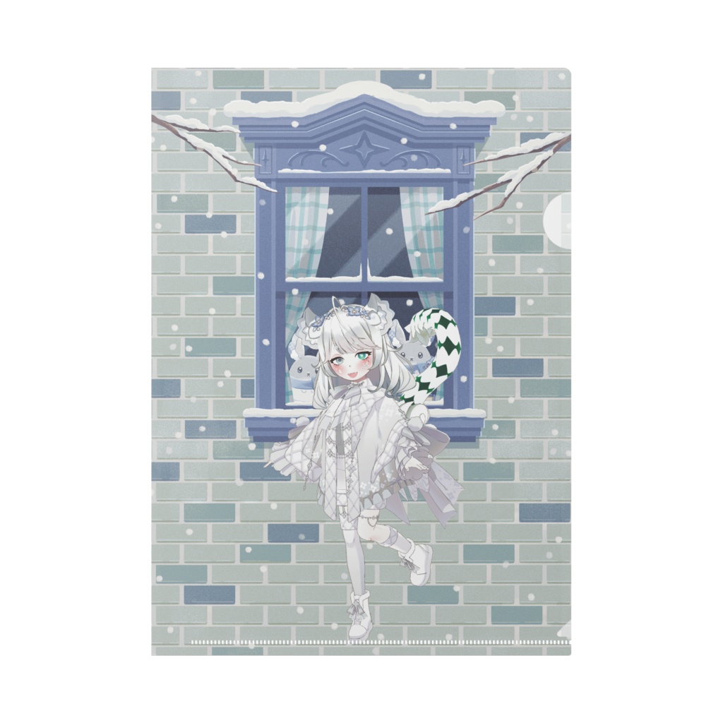【凍 らい】12月冬コーデ-クリアファイル-G0901
