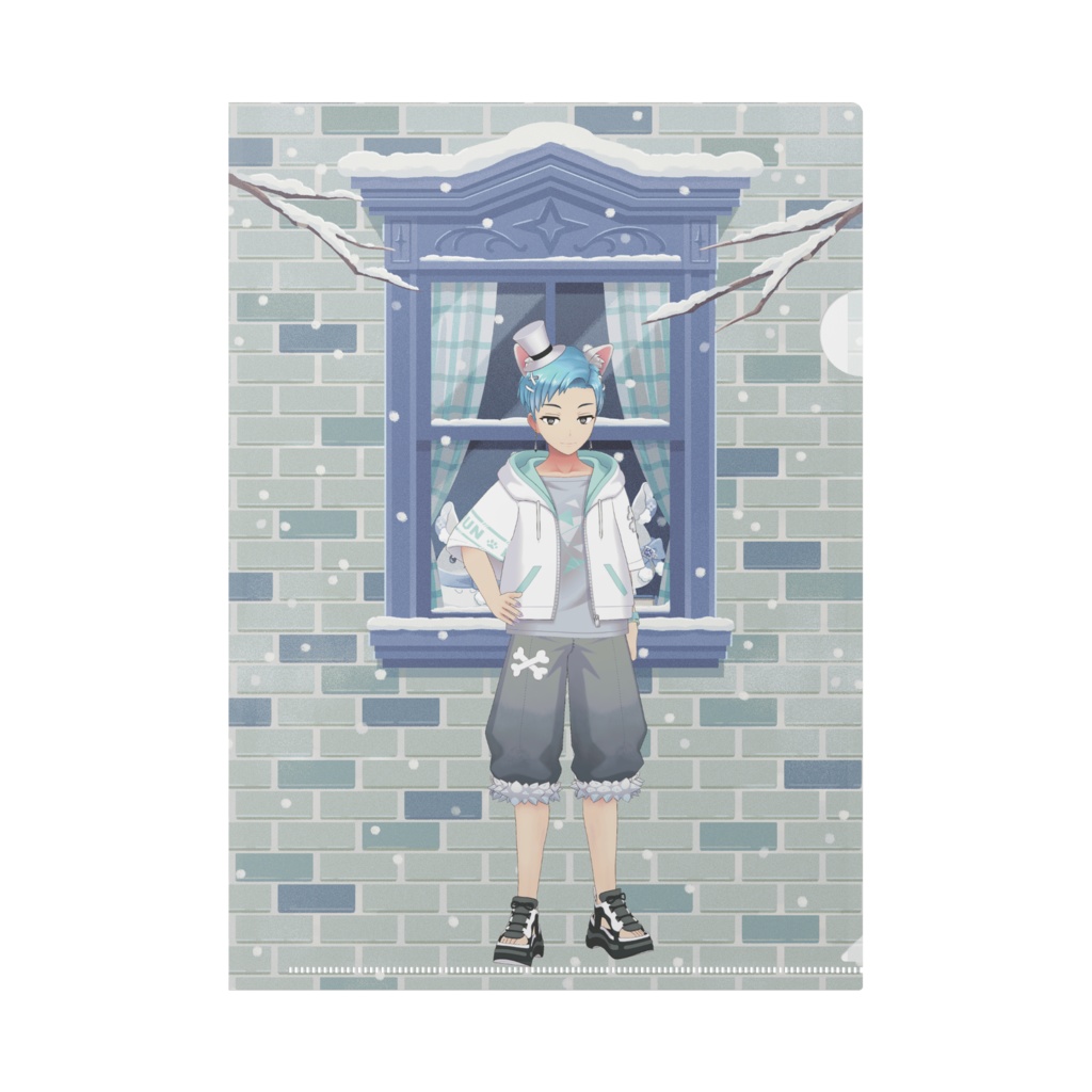 【凛】12月冬コーデ-クリアファイル-G1094