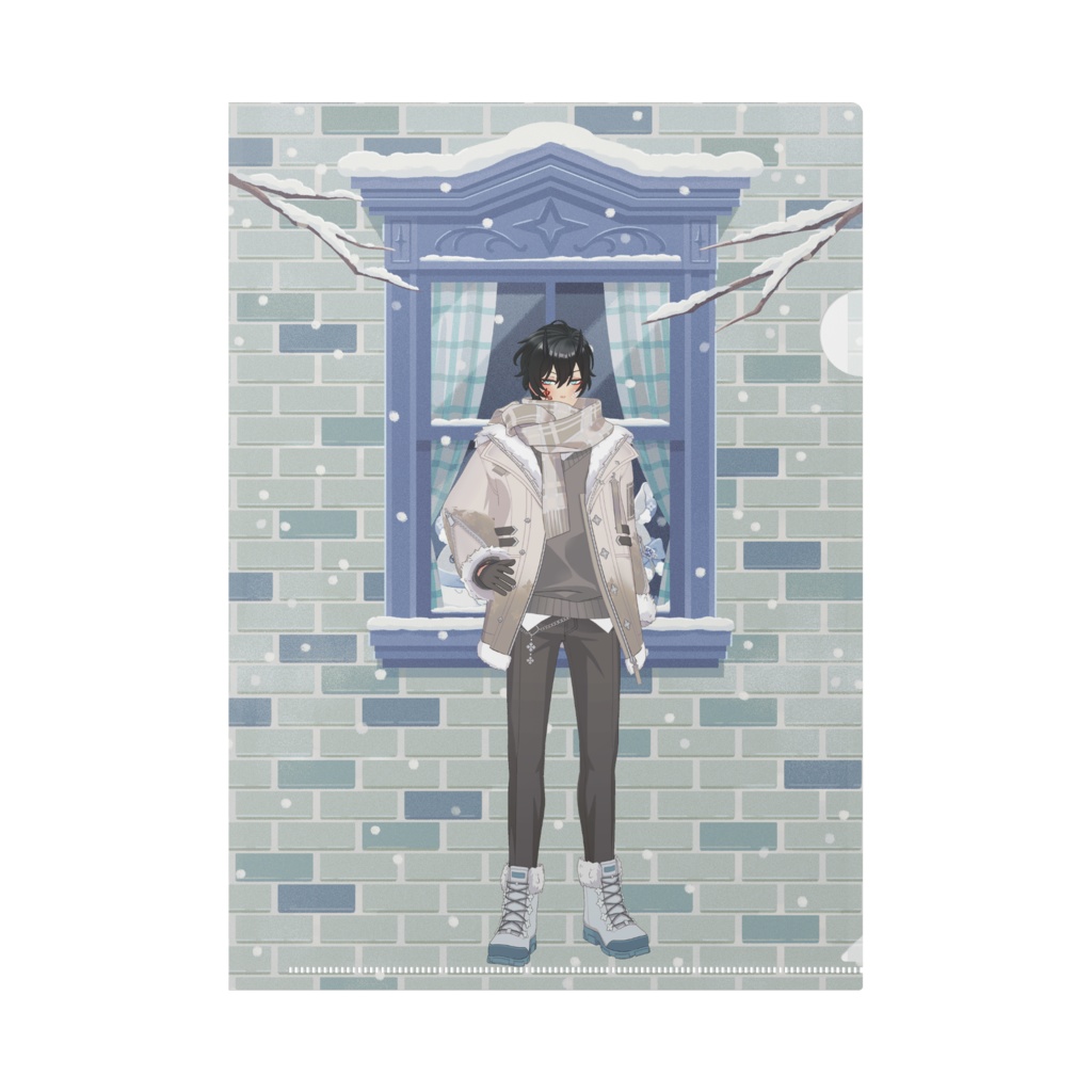 【凪斬レン】12月冬コーデ-クリアファイル-G0919