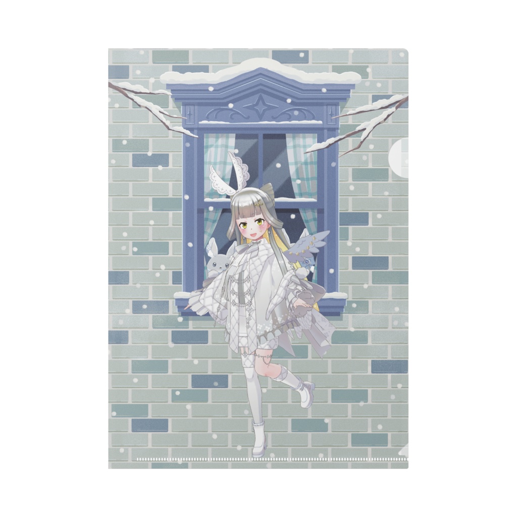 【和音(おと)】12月冬コーデ-クリアファイル-G1090