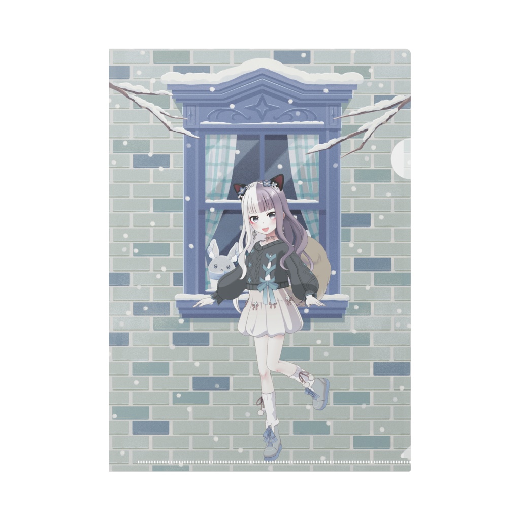 【唯希ミン】12月冬コーデ-クリアファイル-G1048