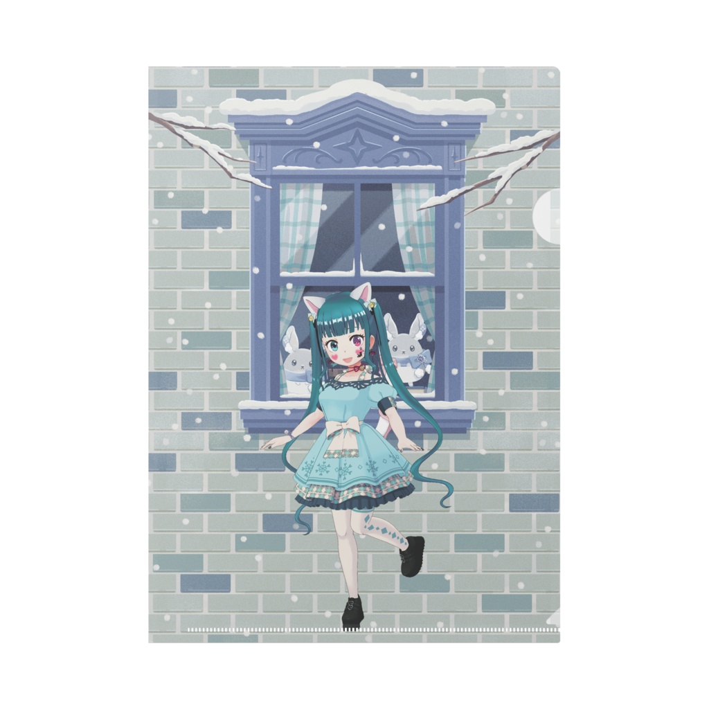 【夕愛】12月冬コーデ-クリアファイル-G1055