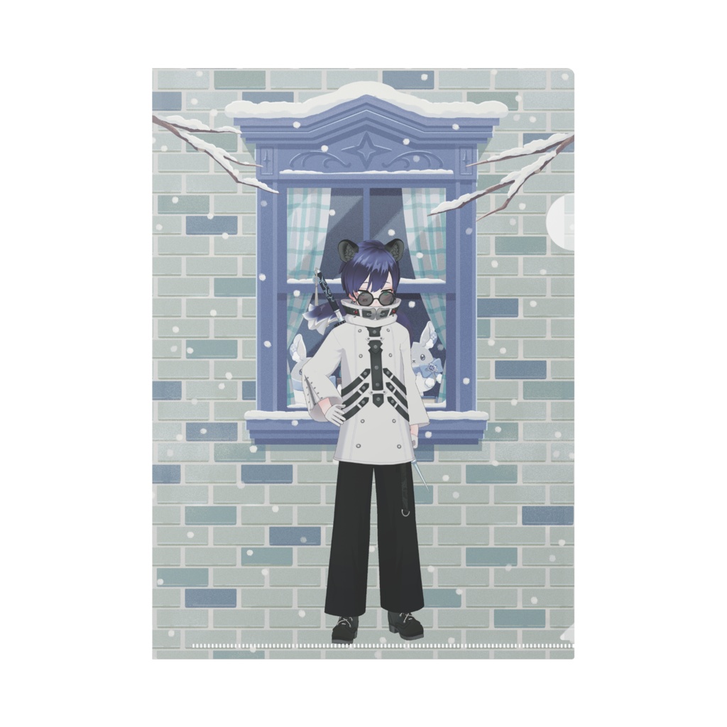 【夜輝】12月冬コーデ-クリアファイル-G1029