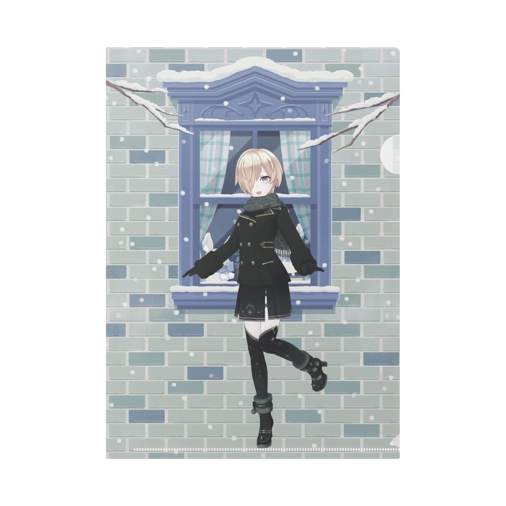 【天吏】12月冬コーデ-クリアファイル-G0891