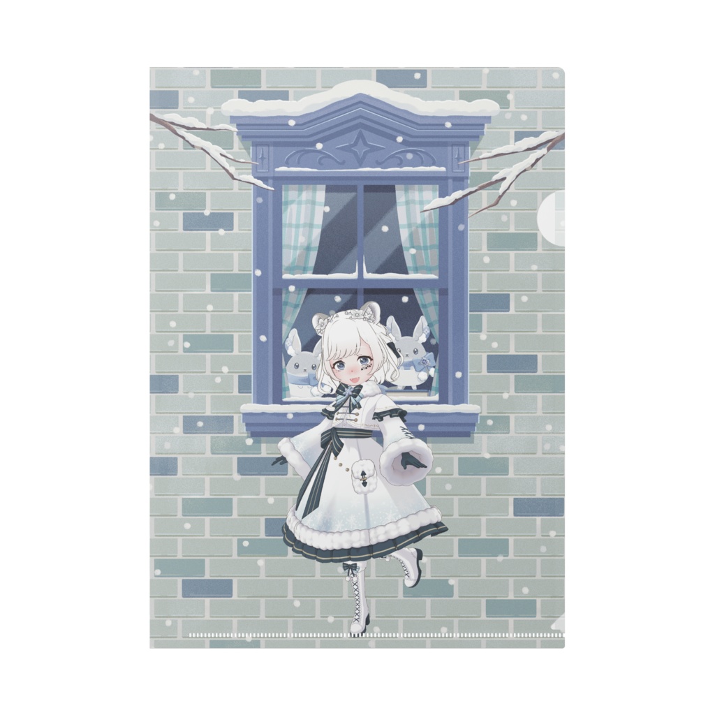 【HaRu】12月冬コーデ-クリアファイル-G0028