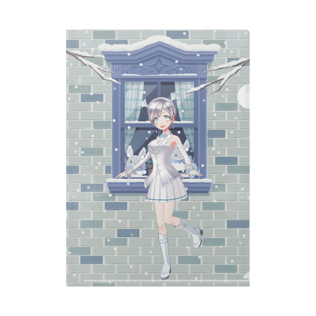 【Hukyu7】12月冬コーデ-クリアファイル-G0030