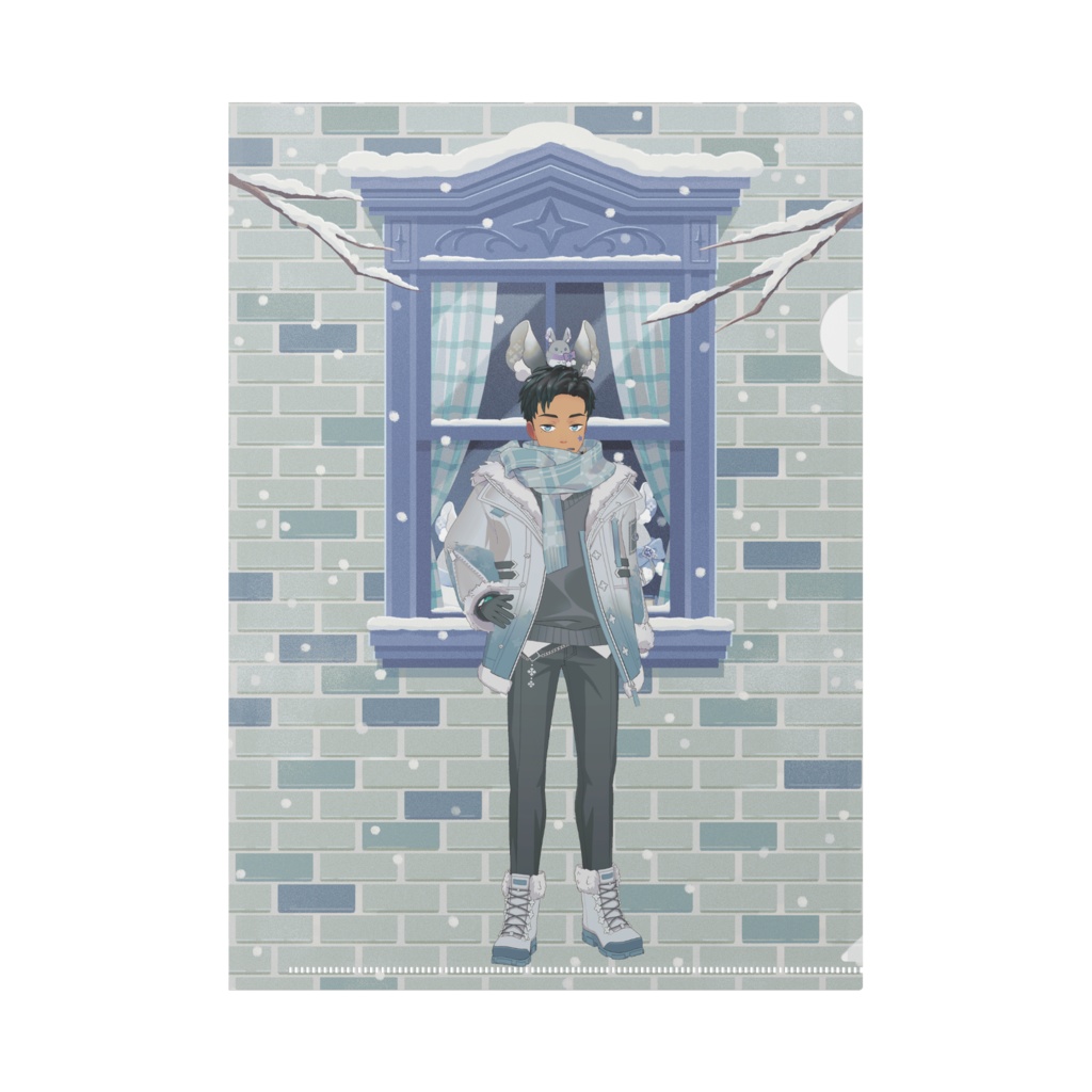 【KAI】12月冬コーデ-クリアファイル-G0035