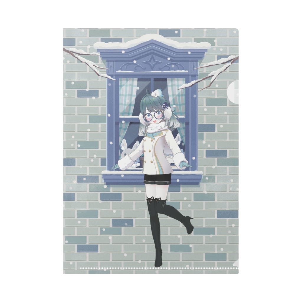 【Lana】12月冬コーデ-クリアファイル-G0038