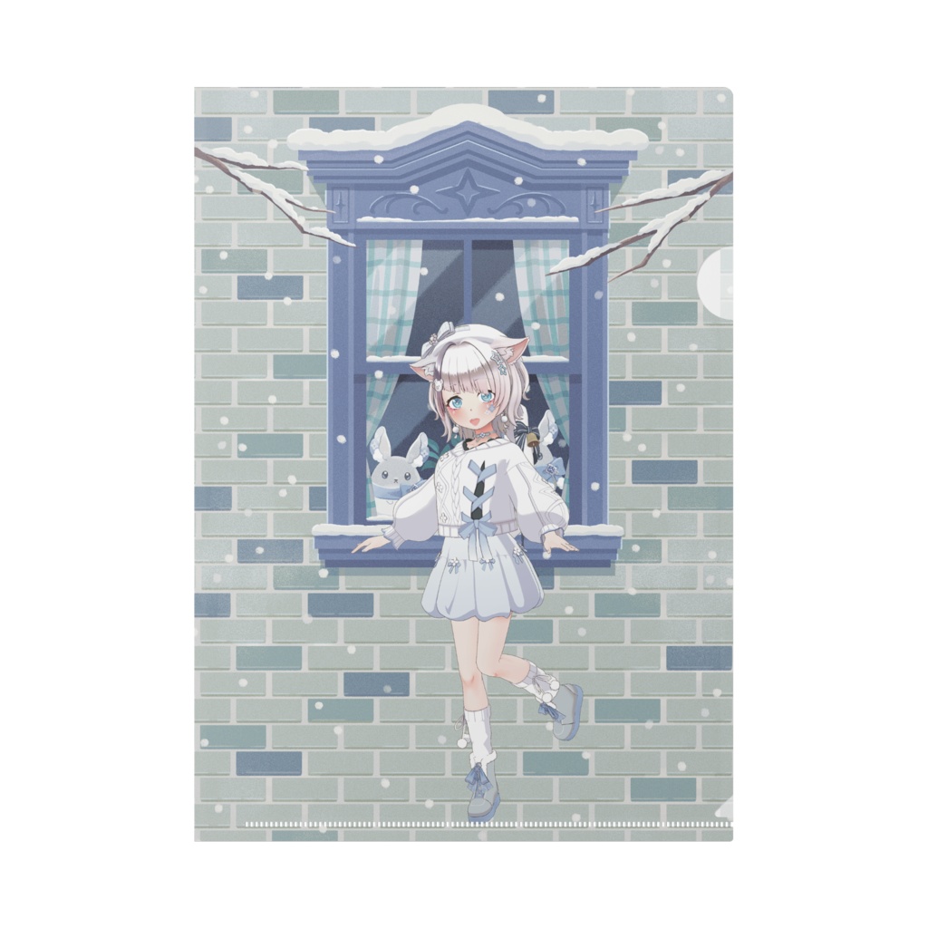 【izumi】12月冬コーデ-クリアファイル-G0032