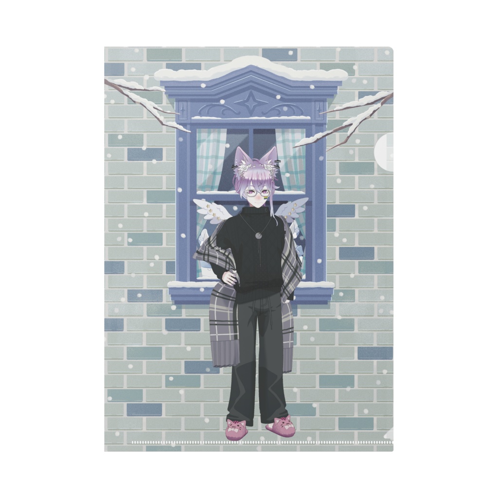 【lucyxx】12月冬コーデ-クリアファイル-G0042