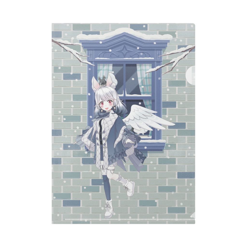 【いぶたん】12月冬コーデ-クリアファイル-G0106