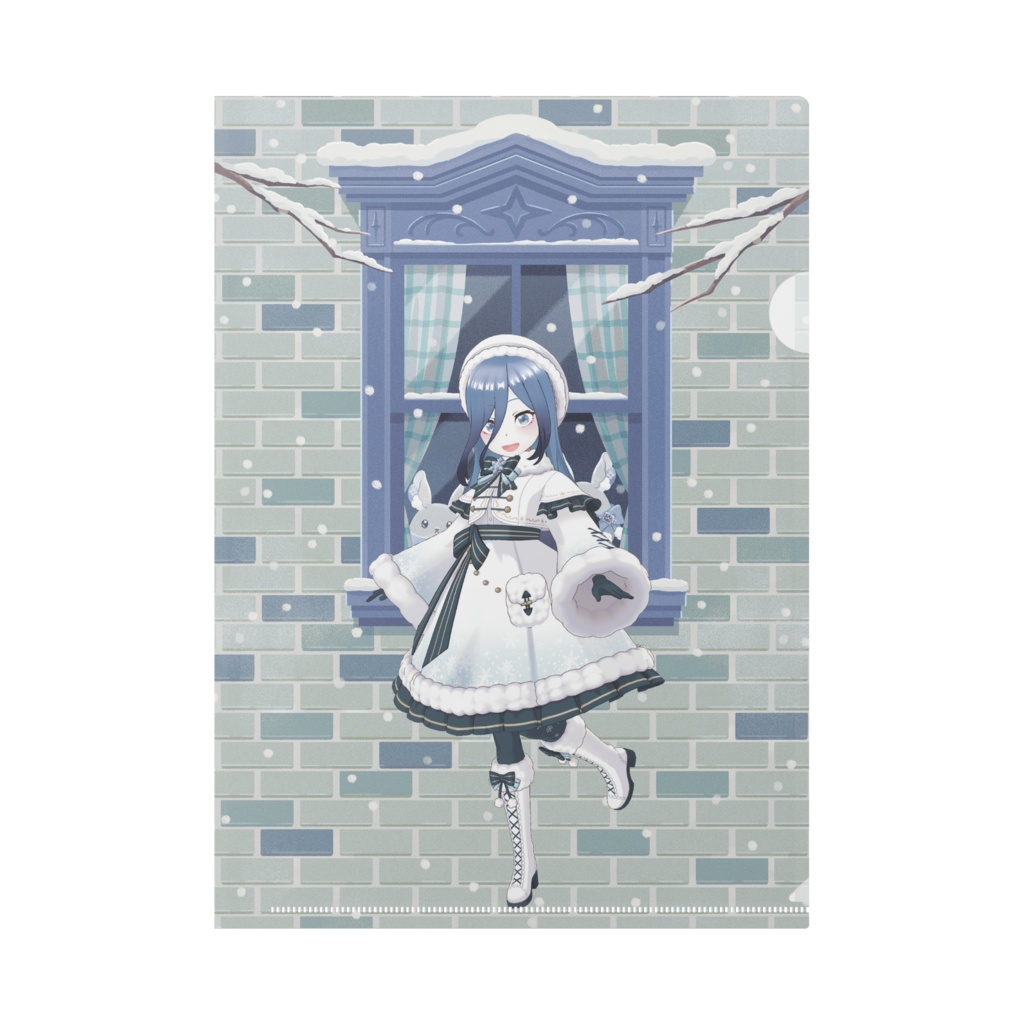 【かゎぇ】12月冬コーデ-クリアファイル-G0157