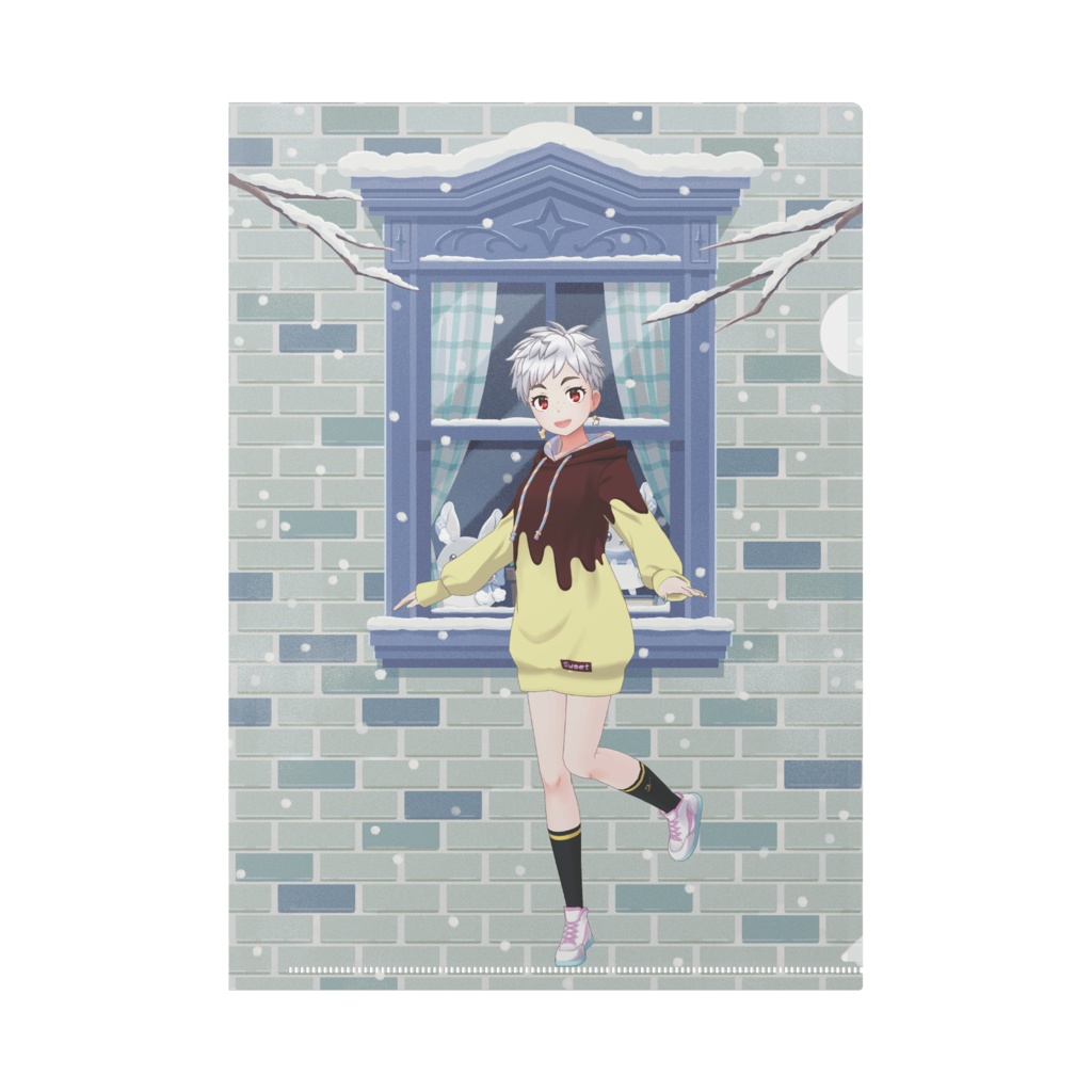 【きよすけ】12月冬コーデ-クリアファイル-G0169