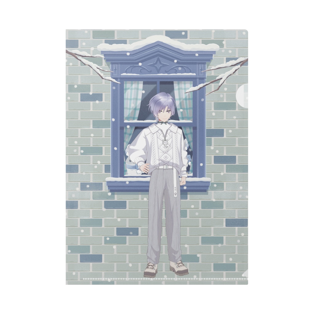 【こあろん】12月冬コーデ-クリアファイル-G0185