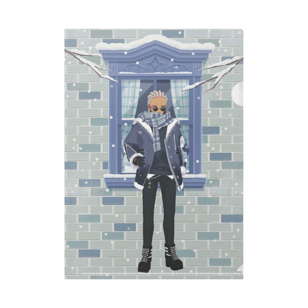 【さらすま】12月冬コーデ-クリアファイル-G0212