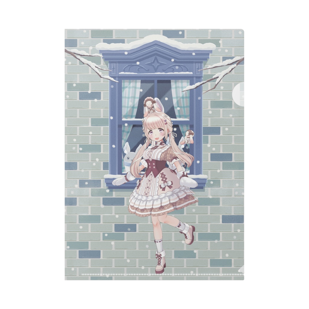 【ちゆ】12月冬コーデ-クリアファイル-G0279