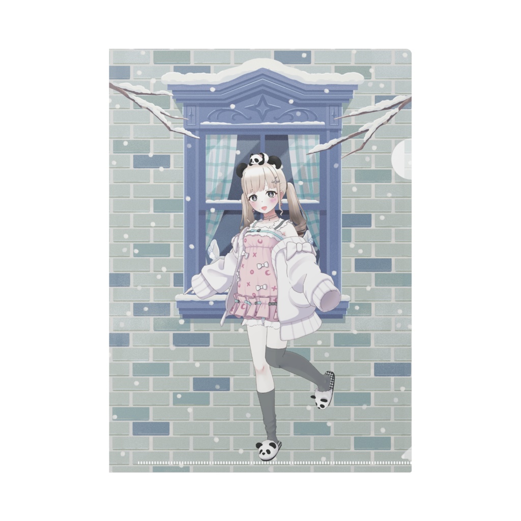 【なのぴこぽえーん】12月冬コーデ-クリアファイル-G0324