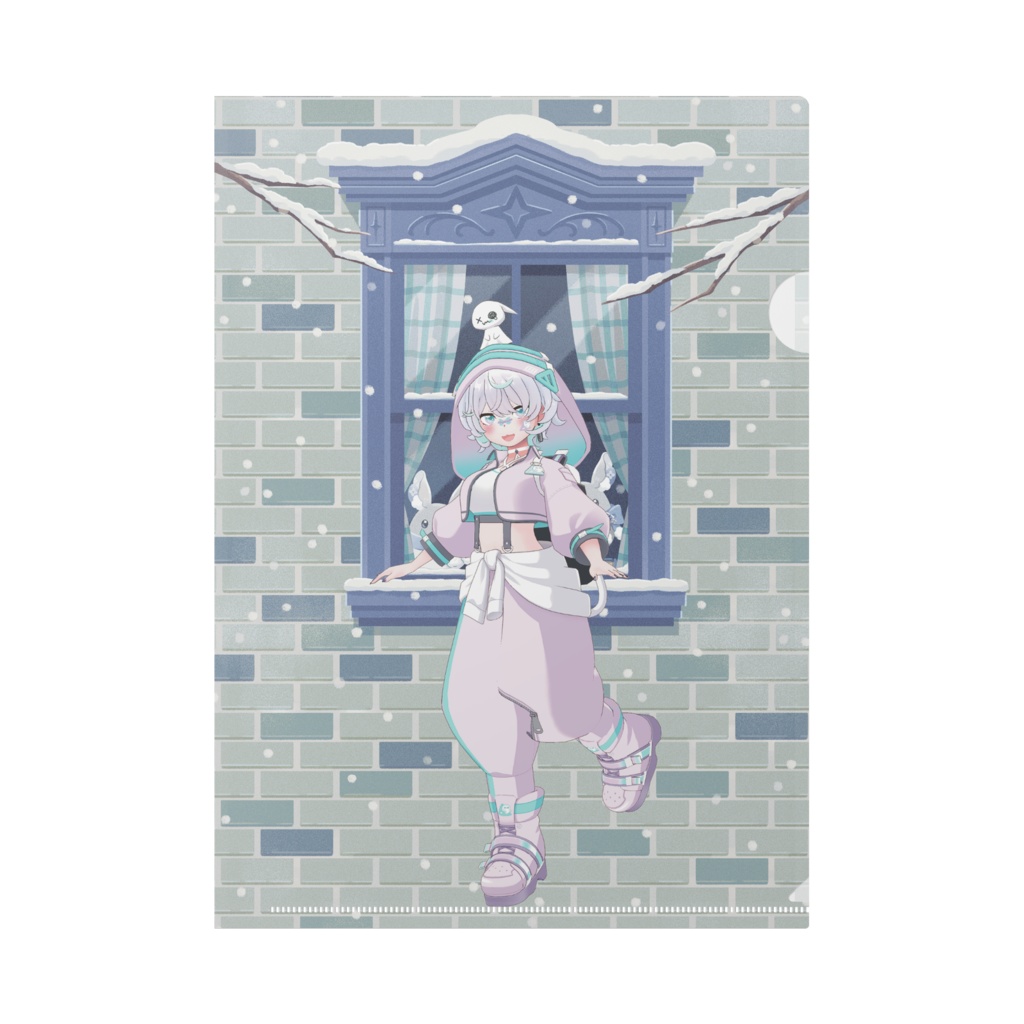 【ばにく】12月冬コーデ-クリアファイル-G0369