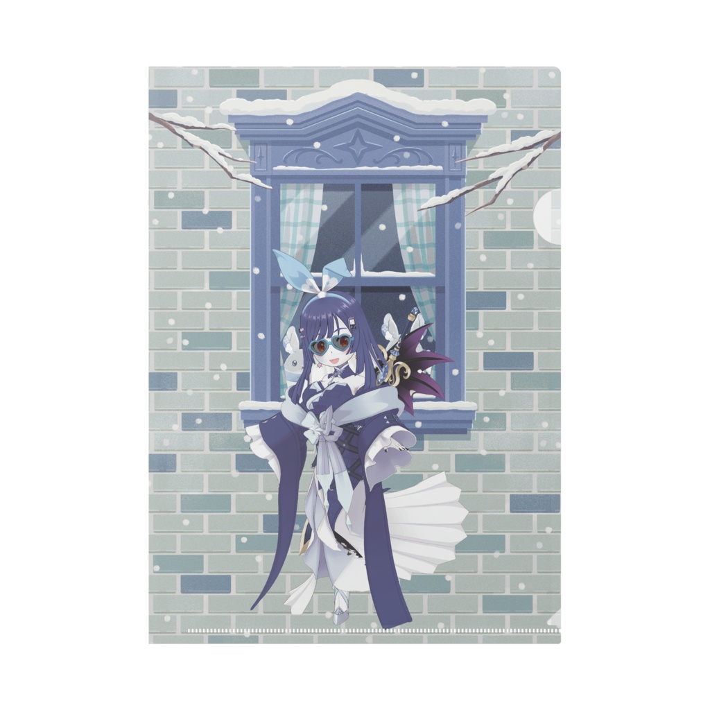 【まふゆん】12月冬コーデ-クリアファイル-G0427