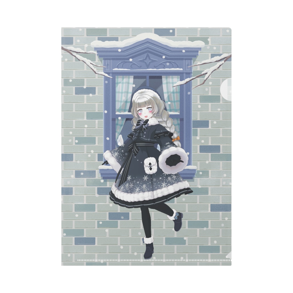 【まりぃ】12月冬コーデ-クリアファイル-G0432