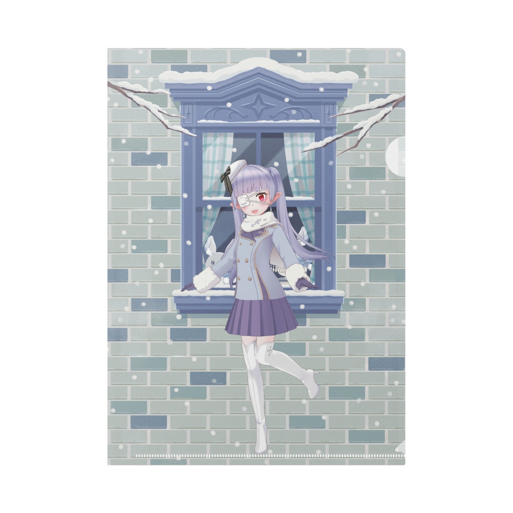 【みら〜ち】12月冬コーデ-クリアファイル-G0468