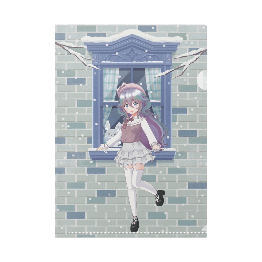 【ゅゅゅ】12月冬コーデ-クリアファイル-G0513