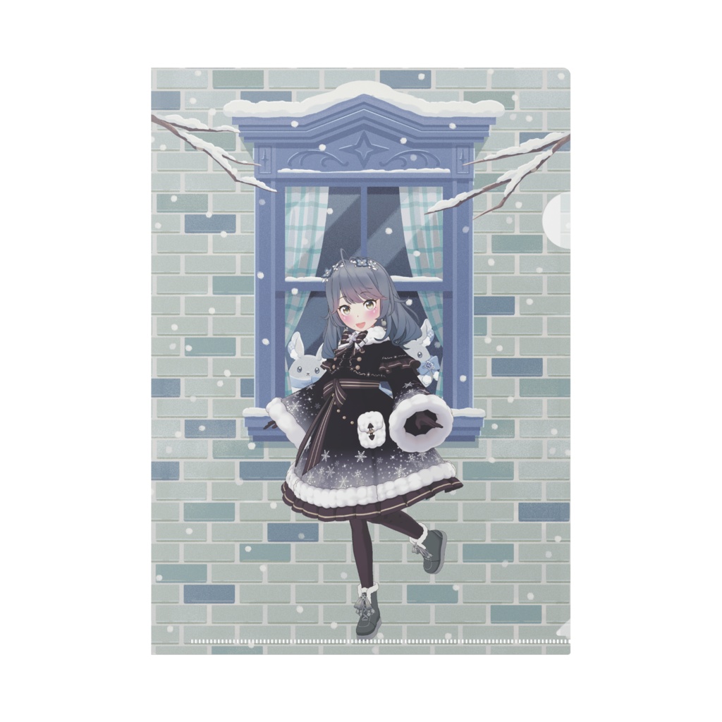 【ゆーま】12月冬コーデ-クリアファイル-G0498